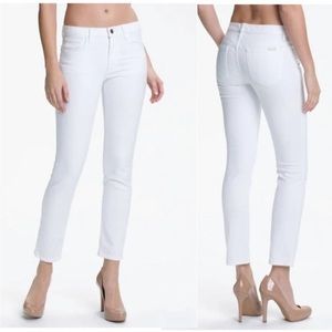 JOE’S Bonnie Straight Ankle Mid Rise White Jeans Size 29